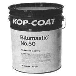 Bitumastic Bitumastic No. 50 Coating, 5 gal, Black (107-50-5) 5 Gallon Pail