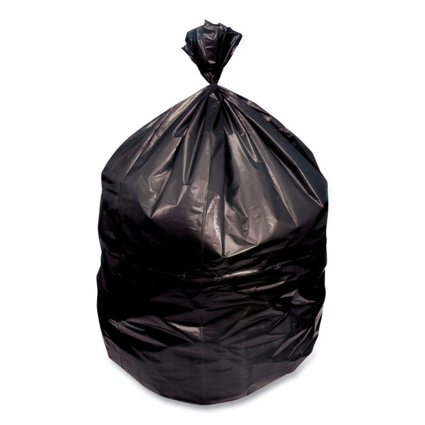 Boardwalk® Linear Low Density Can Liners, 23 gal, 0.9 mil, 28 x 45, Black, 25 Bags/Roll, 8 Rolls/Carton (BWK2845SJB) Case of 200