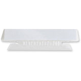 Business Source Tabs, Plastic, w/Inserts, 1/3 Cut, 3-1/2"W, 25/PK, Clear (BSN43T) Pack of 25