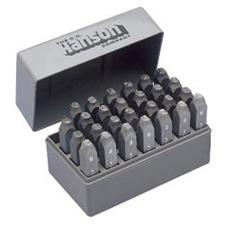 C.H. Hanson Standard Steel Hand Stamp Set, 1/4 in, A thru Z (337-20300) 1 Set