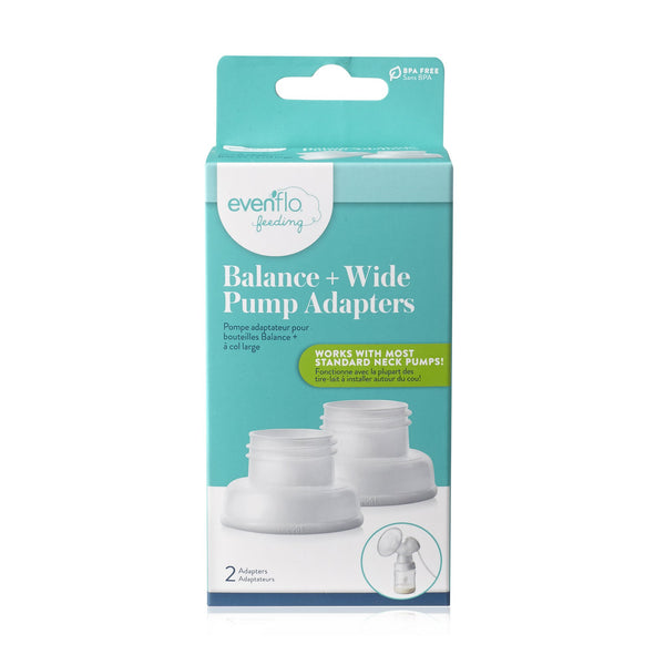 Evenflo Balance + Wide Neck Breast Pump Adapter For Bottles (1146791_CS) 12/CS