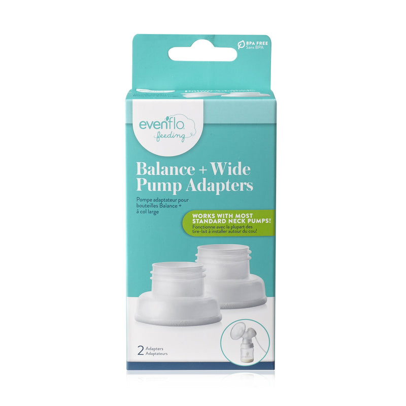 Evenflo Balance + Wide Neck Breast Pump Adapter For Bottles (1146791_CS) 12/CS