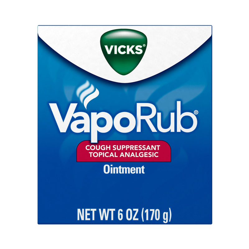 Vicks® VapoRub® Chest Rub 4.8% - 1.2% - 2.6% Strength Ointment 6 oz. (503322_EA) 1/EA