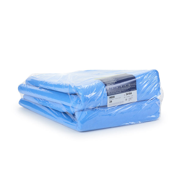 QUICK CHECK* H600 Sterilization Wrap White / Blue 45 X 45 Inch Dual Layer SMS Polypropylene Steam / EO Gas / Hydrogen Peroxide (810876_PK) 24/PK