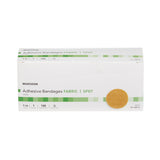 McKesson Adhesive Spot Bandage 1 Inch Fabric Round Tan Sterile (466870_BX) 100/BX