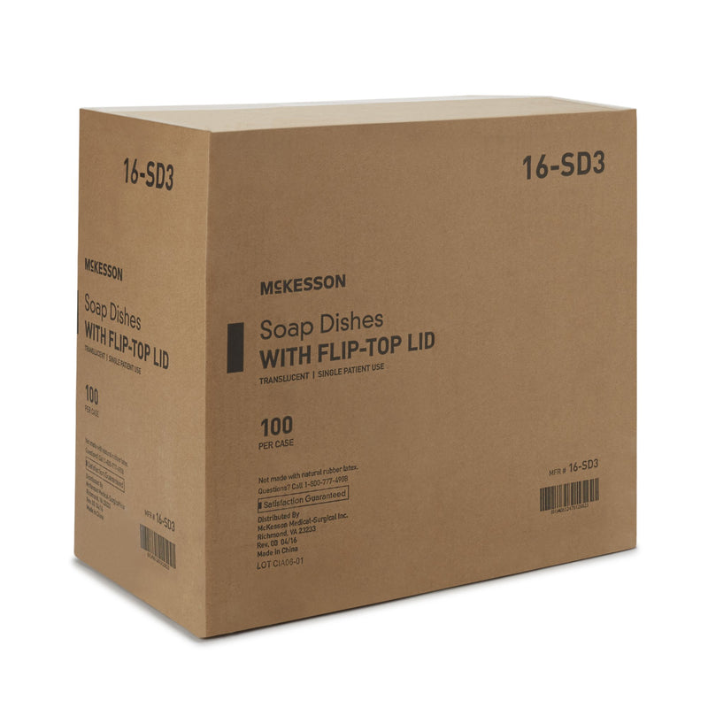 McKesson Soap Dish For Bar Soap (472579_CS) 100/CS