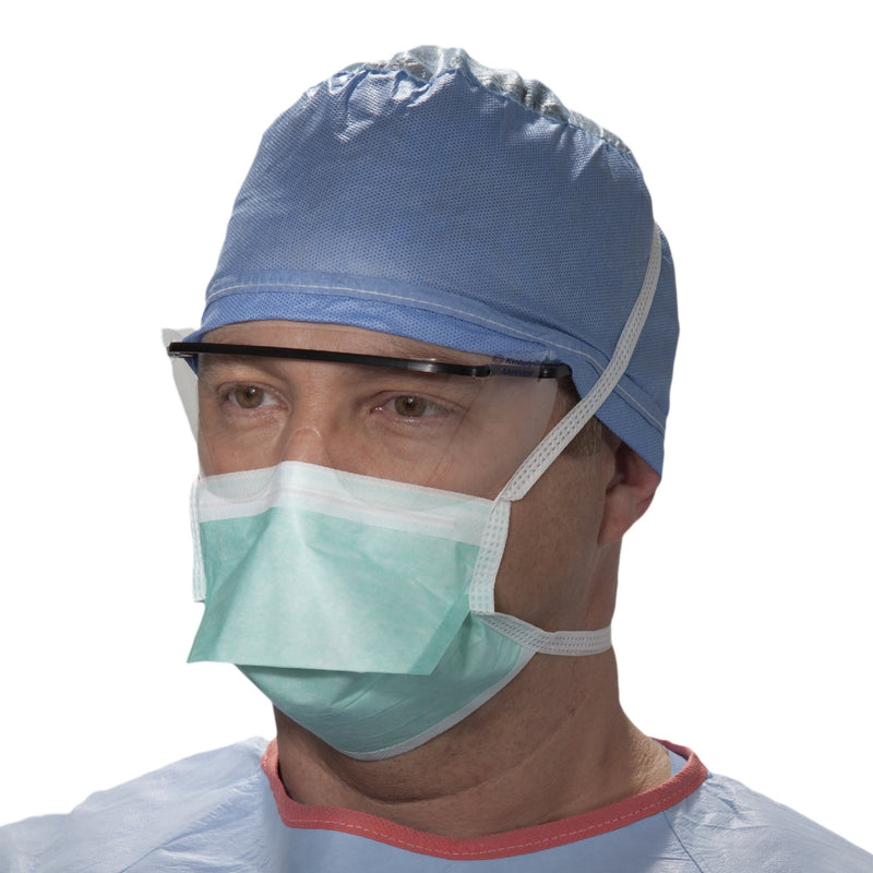 Halyard Surgical Mask Not Rated Tie Closure One Size Fits Most (188500_CS) 300/CS