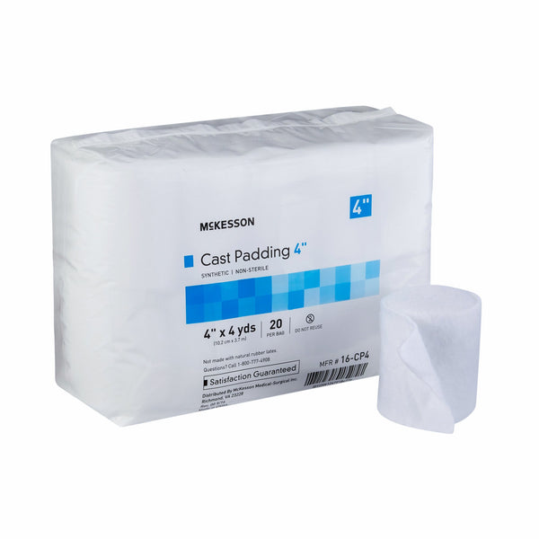 McKesson Cast Padding Undercast 4 Inch X 4 Yard Polyester NonSterile (734226_BG) 20/BG