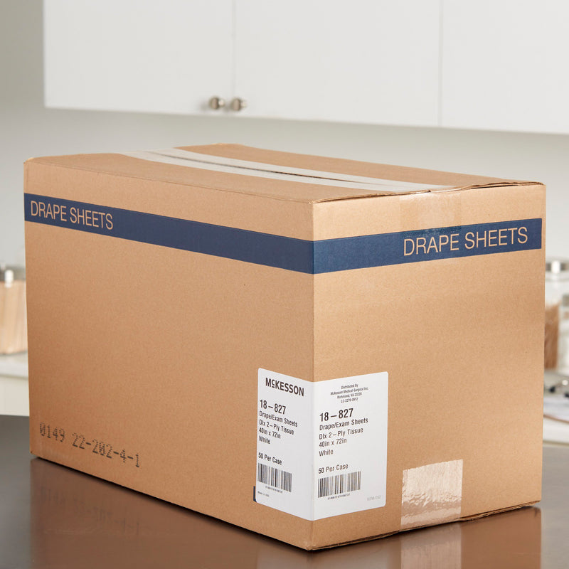McKesson General Purpose Drape Physical Exam Drape 40 W X 72 L Inch NonSterile (40425_CS) 50/CS