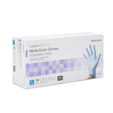 McKesson Confiderm® 6.5CX Exam Glove Large NonSterile Nitrile Extended Cuff Length Textured Fingertips Blue Chemo Tested (921608_CS) 1000/CS