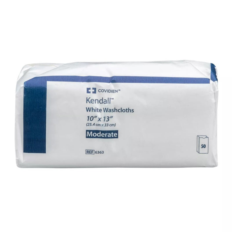 Kendall™ Washcloth 10 X 13 Inch White Disposable (168144_BG) 1/BG