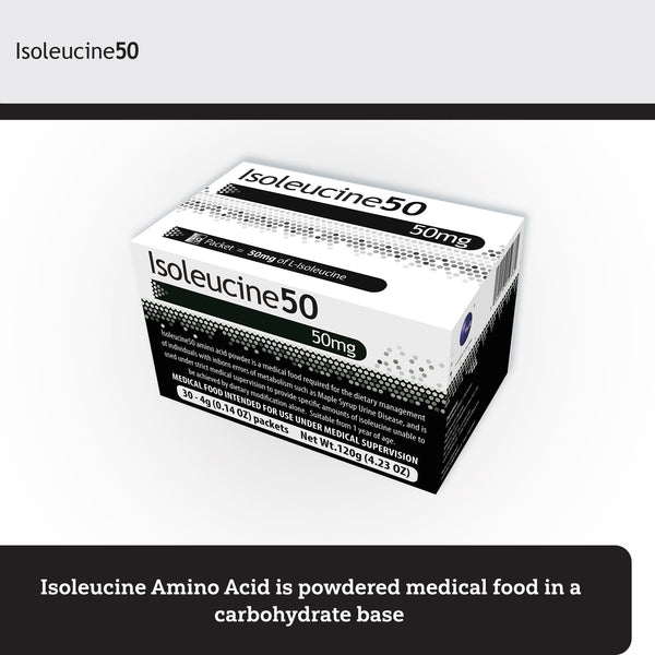 Isoleucine50 Oral Supplement Unflavored Powder 4 Gram Individual Packet (1140727_EA) 1/EA