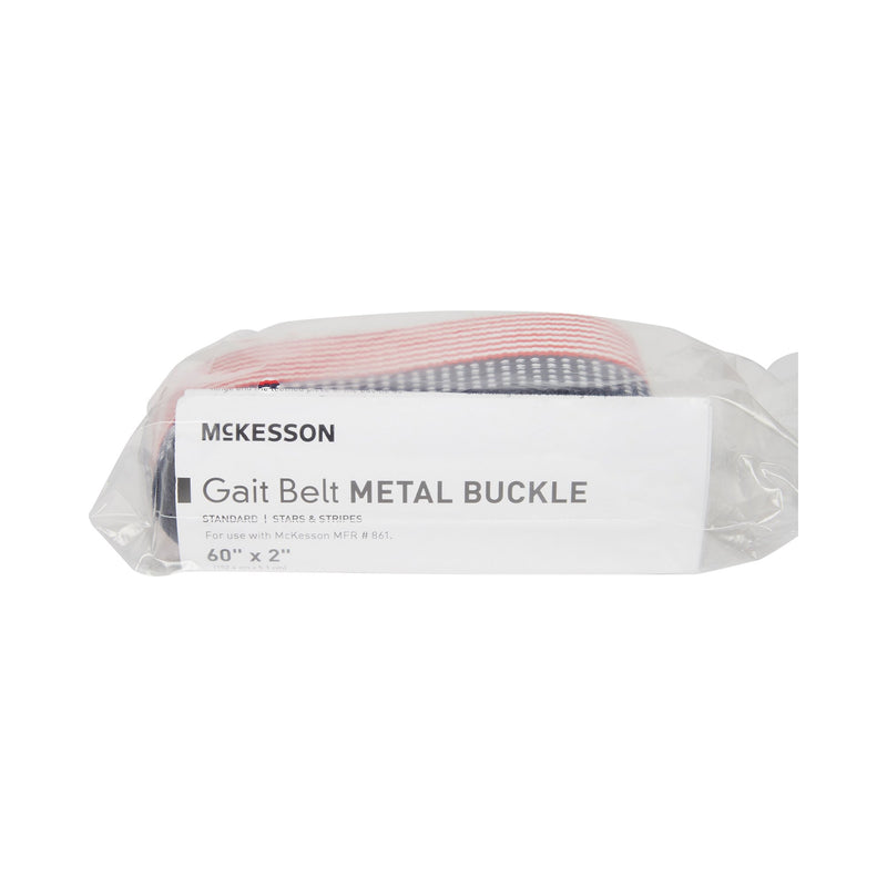 McKesson Gait Belt 60 Inch Length Stars and Stripes Design Polyester (865281_CS) 48/CS