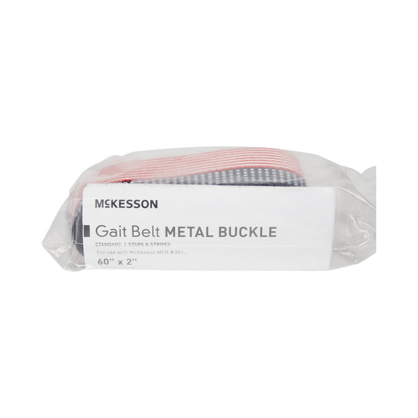 McKesson Gait Belt 60 Inch Length Stars and Stripes Design Polyester (865281_EA) 1/EA