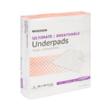 McKesson Ultimate Breathable Disposable Underpad 30 X 36 Inch Fluff / Polymer Heavy Absorbency (1075429_CS) 70/CS