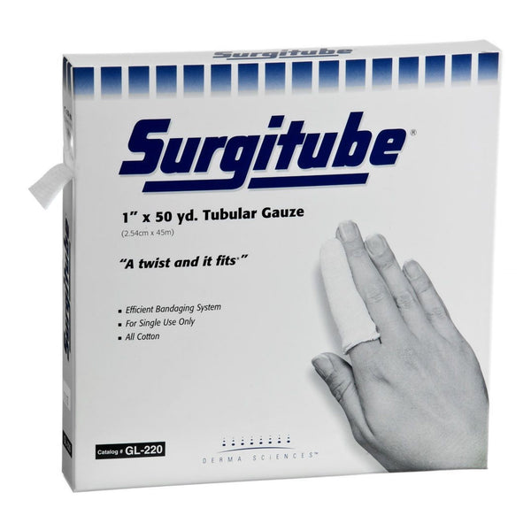 Surgitube® Tubular Retainer Dressing Cotton 1 Inch X 50 Yard Size 2 White Large Finger / Toe NonSterile (197357_EA) 1/EA