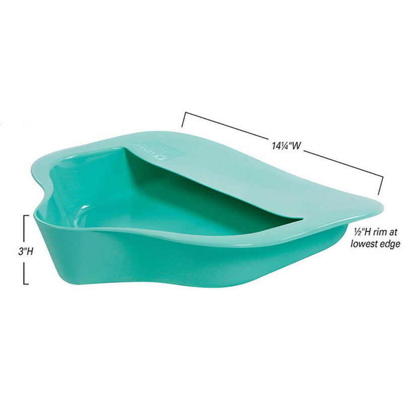 AliMed® Bariatric Bedpan Green (726418_EA) 1/EA