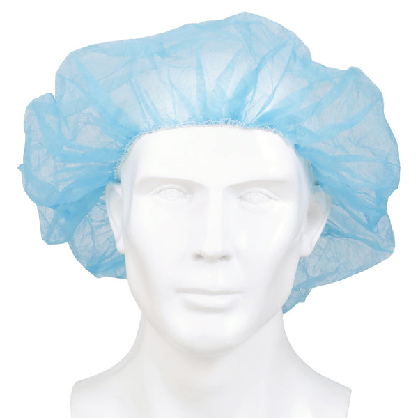 McKesson Bouffant Cap Blue Elastic Closure (237326_CS) 500/CS