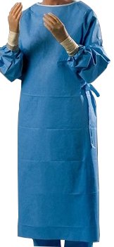 Astound® Non-Reinforced Surgical Gown with Towel 2X-Large Blue Sterile AAMI Level 3 Disposable (273643_EA) 1/EA