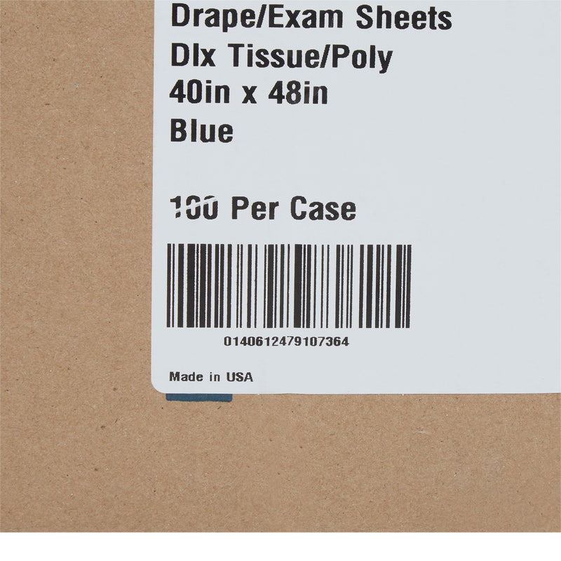 McKesson General Purpose Drape Physical Exam Drape 40 W X 48 L Inch NonSterile (147846_CS) 100/CS