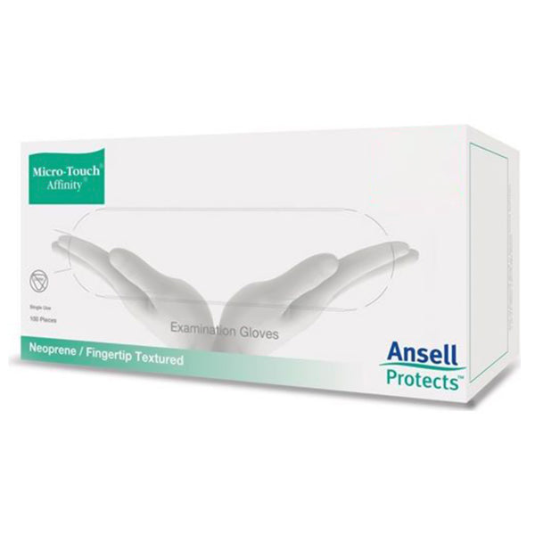 Micro-Touch® Affinity® Exam Glove Medium NonSterile Polychloroprene Standard Cuff Length Textured Fingertips Green Chemo Tested (475593_CS) 10/CS