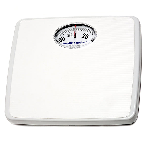 Health O Meter® Floor Scale Dial Display 330 lbs. Capacity White Analog (689025_CS) 2/CS