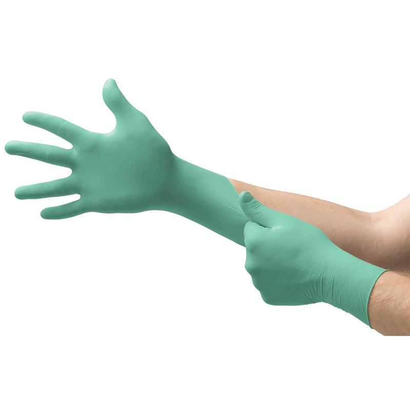 Micro-Touch® Affinity® Exam Glove X-Small NonSterile Polychloroprene Standard Cuff Length Textured Fingertips Green Chemo Tested (479456_BX) 1/BX