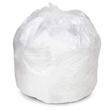 Colonial Bag Trash Bag 15 gal. Clear HDPE 11 Mic. 24 X 33 Inch X-Seal Bottom Coreless Roll (861373_CS) 1/CS