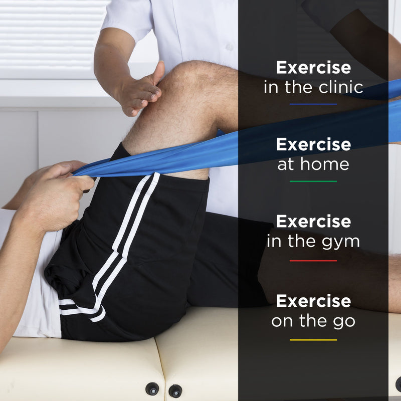 TheraBand® Exercise Resistance Band Blue 6 Inch X 25 Yard X-Heavy Resistance (480033_EA) 1/EA