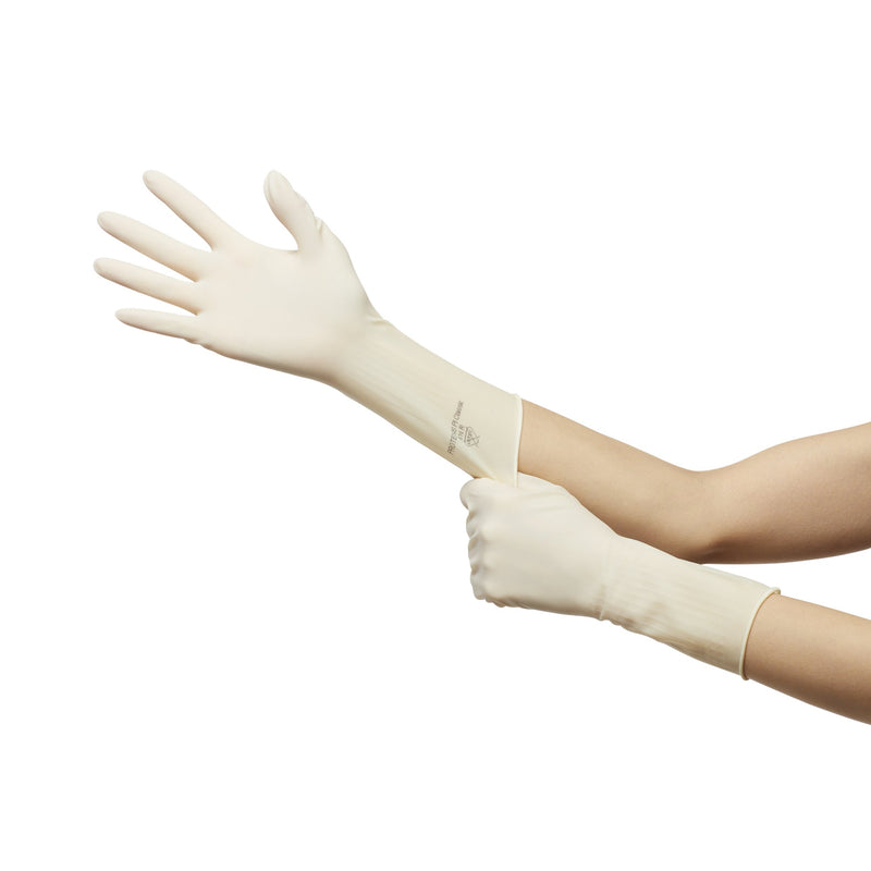 Protexis™ PI Classic Surgical Glove Size 6.5 Sterile Polyisoprene Standard Cuff Length Smooth Ivory Not Chemo Approved (807443_BX) 50/BX