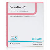 DermaFilm® HD Hydrocolloid Dressing Film Backing 4 X 4 Inch Square Hydrocolloid / Film (584130_BX) 5/BX