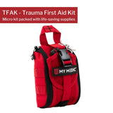My Medic™ TFAK Trauma First Aid Kit Red Nylon Bag (1207732_EA) 1/EA