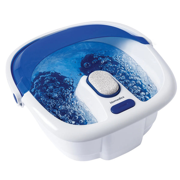 HoMedics® Bubble Bliss Elite Foot Bath with Heat Boost Blue / White Plastic (1253807_EA) 1/EA