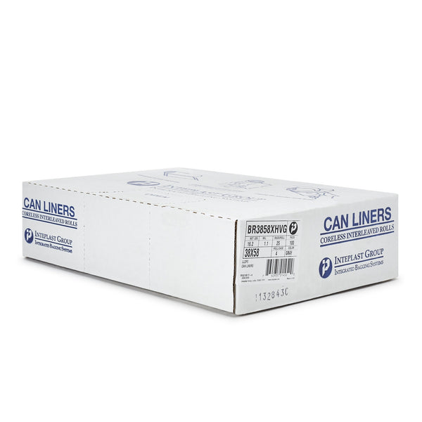 McKesson Trash Bag 45 gal. Gray LLDPE 1.1 mil 38 X 58 Inch Star Seal Bottom Coreless Roll (1137651_CS) 100/CS