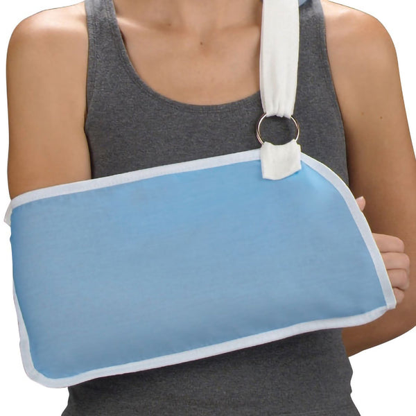 PremierPro™ Arm Sling with Shoulder Pad O-Ring / Hook and Loop Strap Closure Medium (1011965_CS) 12/CS