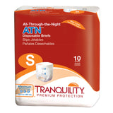 Tranquility® ATN Unisex Adult Incontinence Brief Small Disposable Heavy Absorbency (457770_BG) 10/BG