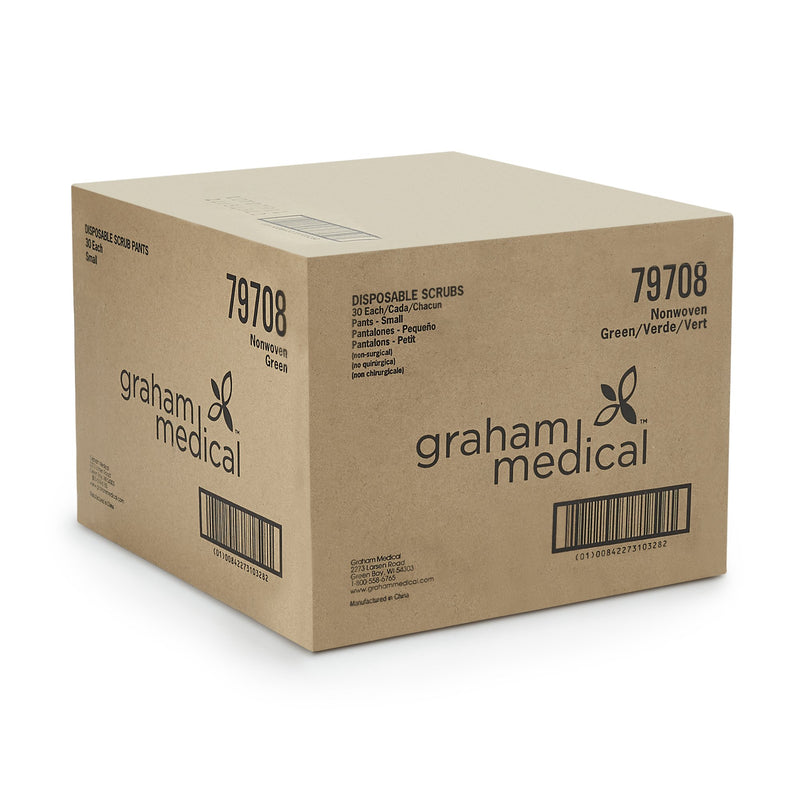 Graham Medical Products Scrub Pants Small Dark Green Unisex (1177395_CS) 30/CS