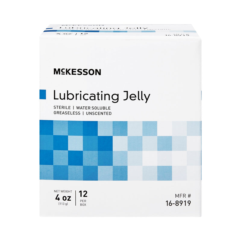 McKesson Lubricating Jelly 4 oz. Tube Sterile (1066700_EA) 1/EA