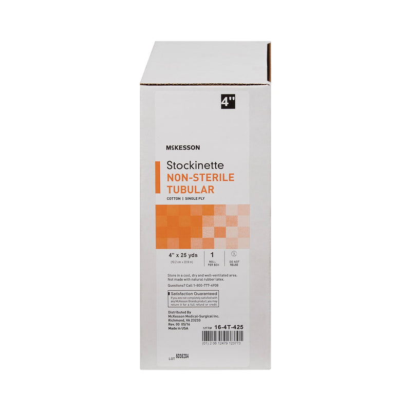 McKesson Stockinette Tubular 4 Inch X 25 Yard Cotton NonSterile (457631_EA) 1/EA