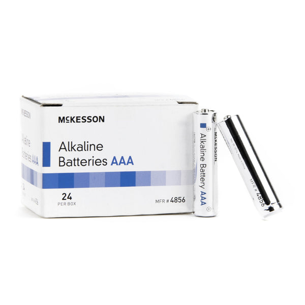 McKesson Alkaline Battery AAA Cell 1.5V Disposable 24 Pack (854614_BX) 24/BX
