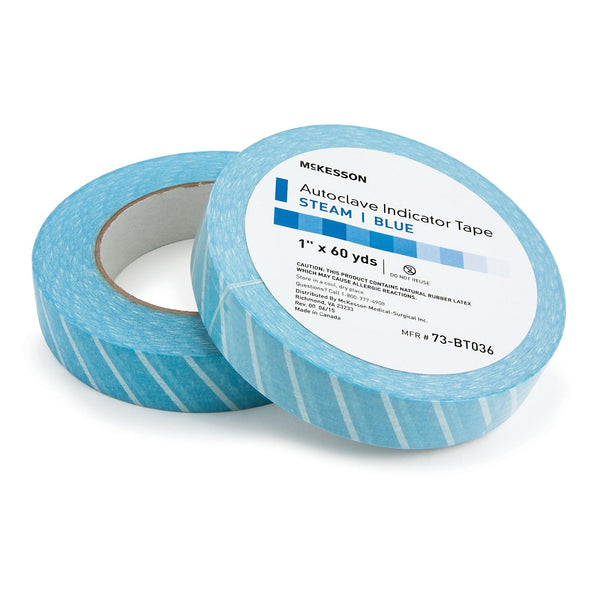 McKesson Steam Indicator Tape 1 Inch X 60 Yard Steam (524891_RL) 1/RL