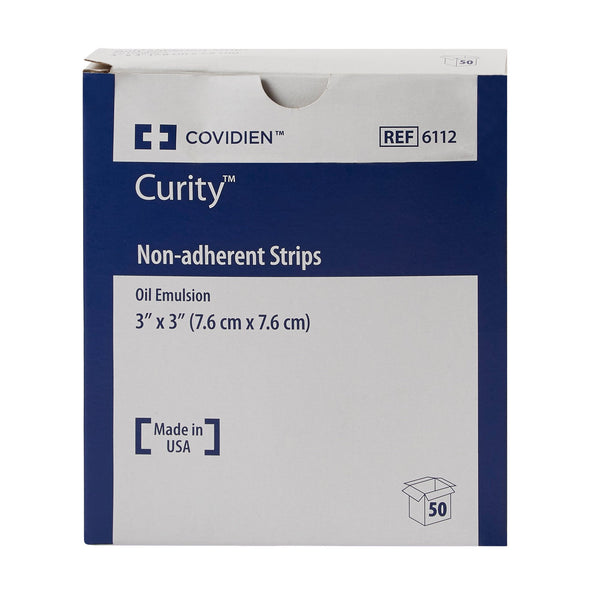 Curity™ Oil Emulsion Impregnated Dressing Square 3 X 3 Inch Sterile (217297_BX) 50/BX