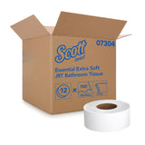Scott® Essential Extra Soft JRT Toilet Tissue White 2-Ply Jumbo Size Cored Roll Continuous Sheet 3-11/20 Inch X 750 Foot (449759_RL) 1/RL