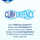 TENA Dry Comfort™ Unisex Adult Incontinence Brief Large Disposable Moderate Absorbency (1245725_CS) 80/CS