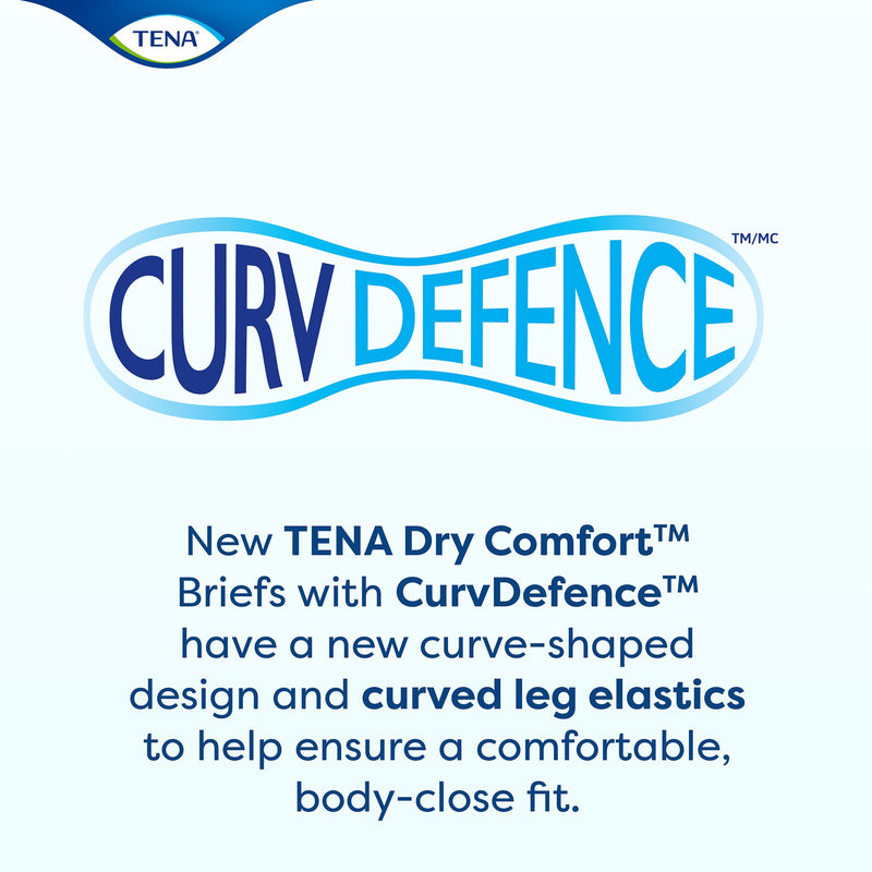 TENA Dry Comfort™ Unisex Adult Incontinence Brief Large Disposable Moderate Absorbency (1245725_CS) 80/CS