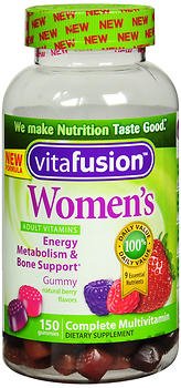 Vitafusion® Multivitamin Supplement Vitamin A / Ascorbic Acid / Vitamin D / Vitamin E 2,500 IU - 30mg - 800 IU - 15 IU Strength Gummy 150 per Bottle Mixed Berry Flavor (981365_BT) 1/BT