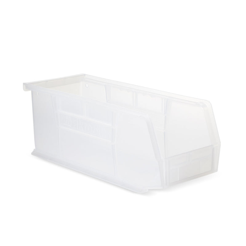 AkroBins® Storage Bin Clear Plastic 4 X 4-1/8 X 10-7/8 Inch (740058_CT) 12/CT