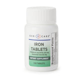 Geri-Care® Mineral Supplement Iron 325 mg Strength Tablet 100 per Bottle (555697_BT) 1/BT