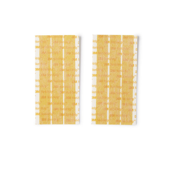 Steri-Strip™ Antimicrobial Antimicrobial Skin Closure Strip 1/2 X 4 Inch Nonwoven Material Reinforced Strip Tan (127107_EA) 1/EA