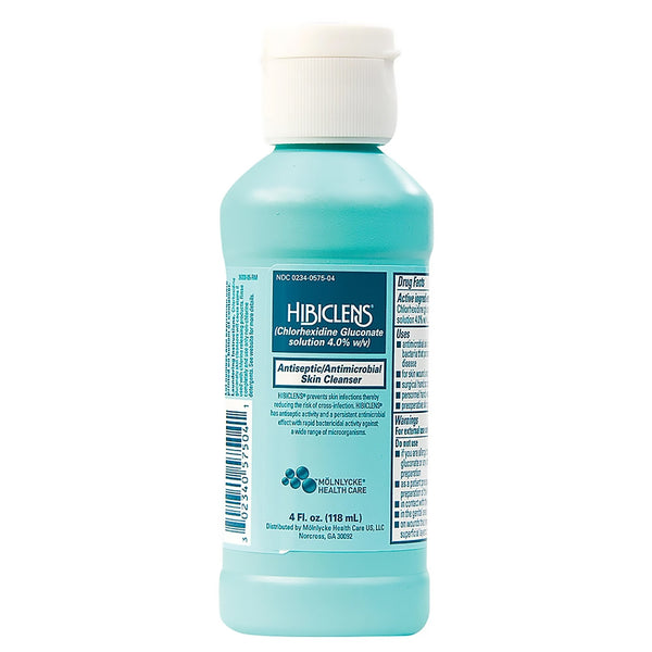 Hibiclens® Antiseptic / Antimicrobial Skin Cleanser 4 oz. Bottle 4% Strength CHG (Chlorhexidine Gluconate) NonSterile (81473_CS) 48/CS